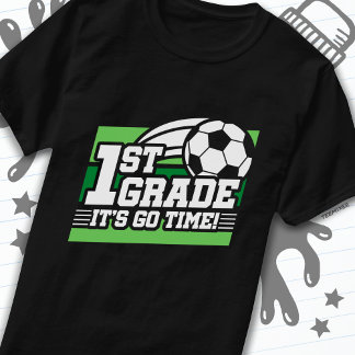 Camiseta Primer día en el colegio del fútbol de primer grad