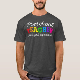 Camiseta Primer día escolar enseñando de vuelta a la enseña