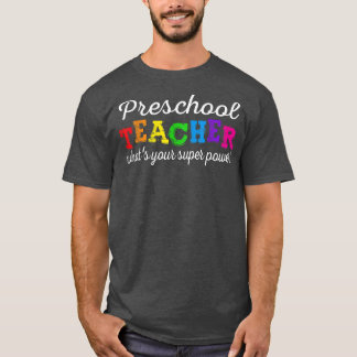 Camiseta Primer día escolar enseñando de vuelta a la enseña