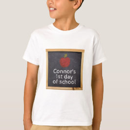 Camiseta Primer día personalizado del colchón escolar