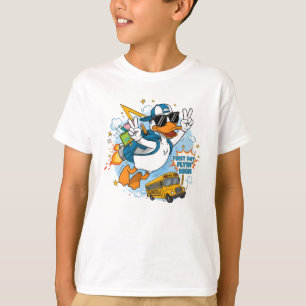 Camiseta Primer Día Volando Alto - Pato Genial de Regreso a