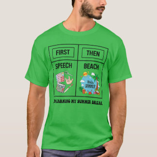 Camiseta Primer discurso y después cumbre de terapia de dis