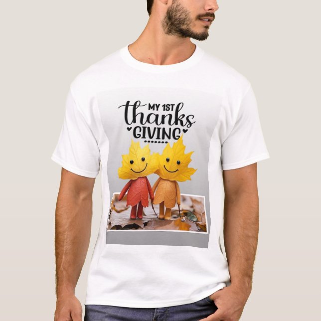 Camiseta Primer equipo de vacaciones del bebé otoño (Anverso)