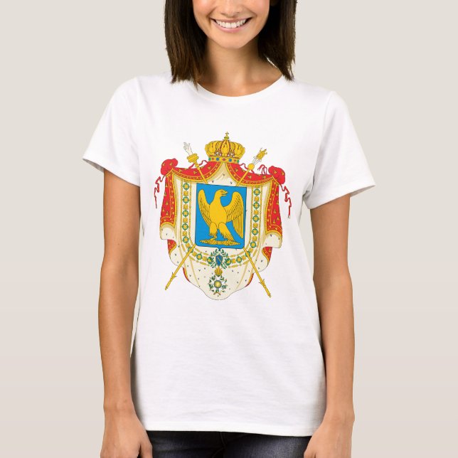 Camiseta Primer escudo de armas francés del imperio (1804) (Anverso)