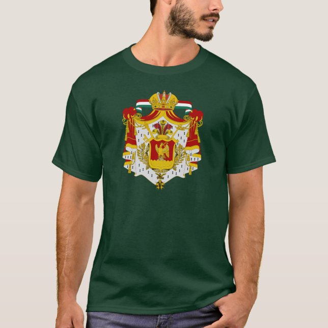 Camiseta Primer escudo de armas mexicano del imperio (Anverso)
