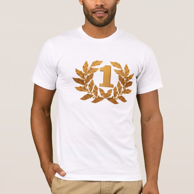 Camiseta ¡primer ganador del lugar! (Anverso)