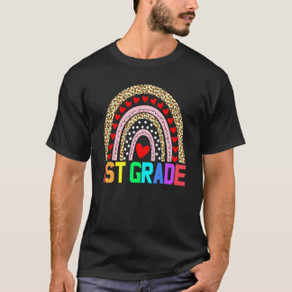 Camiseta Primer Grado Chicas Arcoiris Equipo de Profesores
