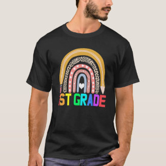 Camiseta Primer Grado Chicas Arcoiris Equipo de Profesores 