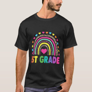 Camiseta Primer Grado Chicas Arcoiris Equipo de Profesores