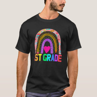 Camiseta Primer Grado Chicas Arcoiris Equipo de Profesores