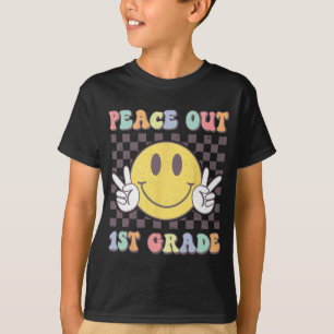 Camiseta Primer Grado Cute Groovy Último Día De Primer Grad