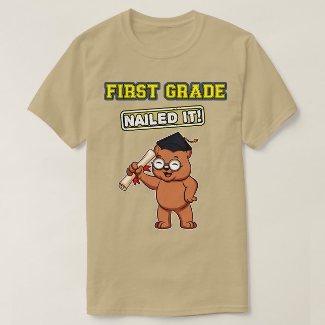 Camiseta Primer Grado De Enseñanza Primaria De Ti 6 (Diseño del anverso)