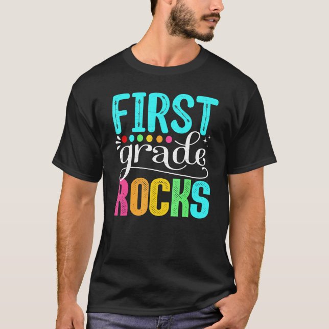 Camiseta Primer Grado de Equipo Hola 1º Grado Roca De Nuevo (Anverso)