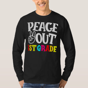 Camiseta Primer Grado De Paz El Último Día De La Escuela Pr