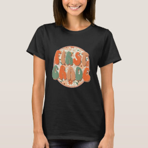 Camiseta Primer Grado De Vuelta A La Escuela De Retro Groov
