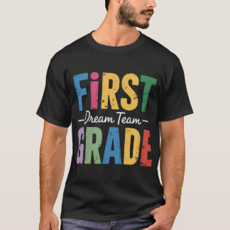 Camiseta Primer Grado De Vuelta A Los Maestros Escolares