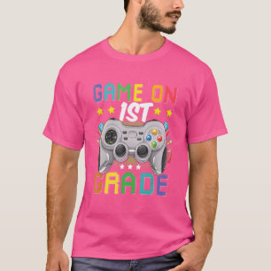 Camiseta Primer Grado De Vuelta Al Juego De Videojuegos Esc