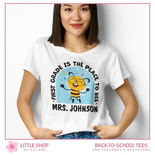 Camiseta Primer Grado es el Lugar para Ser Maestro Personal (Subido por el creador)