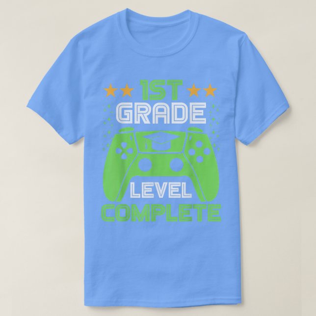Camiseta Primer Grado Graduado Primer Nivel Completado (Diseño del anverso)