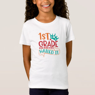 Camiseta Primer grado lo clavó, 1er grado terminado 