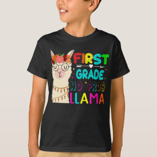 Camiseta Primer grado No Prob Llama De Vuelta A La Escuela 