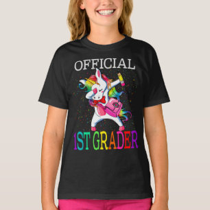 Camiseta Primer Grado Oficial De Regreso A La Escuela Unico