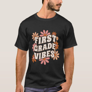 Camiseta Primer Grado Vibes De Vuelta Al Equipo Escolar Pri