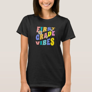 Camiseta Primer Grado Vibes De Vuelta Al Profesor De La Esc