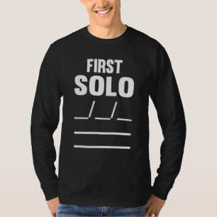Camiseta Primer graduado de la escuela de vuelo del piloto 