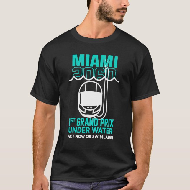 Camiseta Primer Gran Premio de Miami 2060 según Water Act N (Anverso)