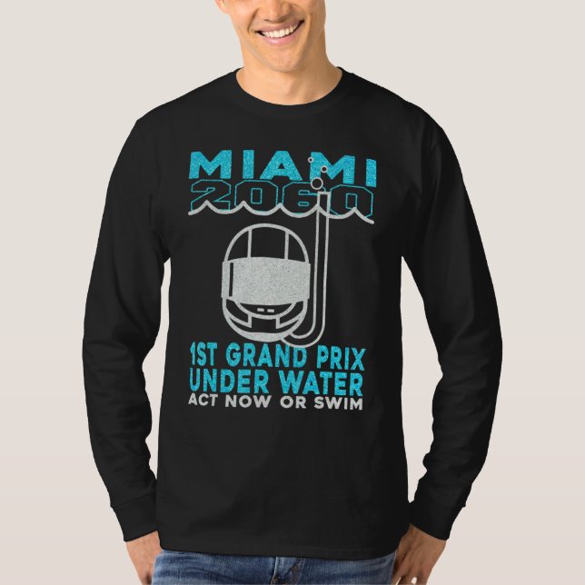 Camiseta Primer Gran Premio de Miami 2060 según Water Act N (Anverso)