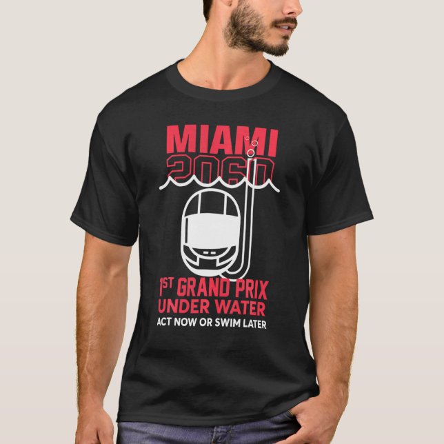 Camiseta Primer Gran Premio de Miami 2060 según Water Act N (Anverso)
