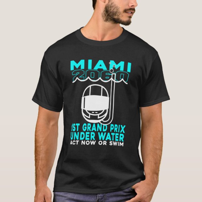 Camiseta Primer Gran Premio de Miami 2060 según Water Act N (Anverso)