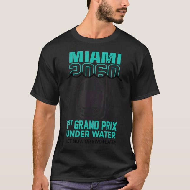 Camiseta Primer Gran Premio de Miami 2060 según Water Act N (Anverso)