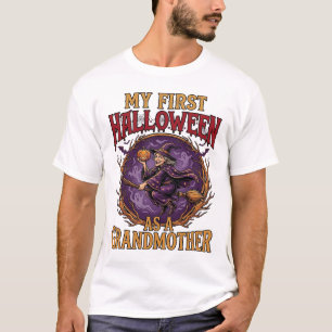 Camiseta Primer Halloween como Bruja Abuela Calabaza Murcié