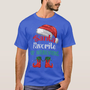 Camiseta Primer intervencionista Santa Favorito Claus Chris