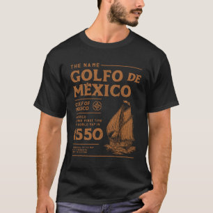 Camiseta Primer mapa del Golfo de México desde 1550