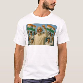 Camiseta Primer ministro saluda a la marina india