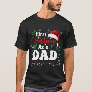 Camiseta Primer Navidad como papá familia coincidente Nuevo