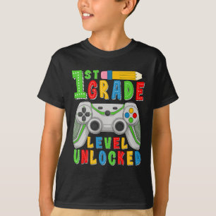 Camiseta Primer Nivel Desbloqueado Chicos Jugadores De Regr