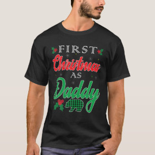 Camiseta Primer Papi de Navidad 2023 PJS 1er Buffa de oso d