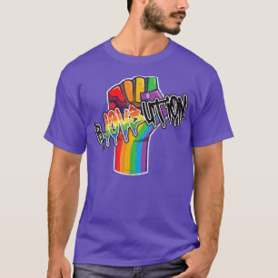 Camiseta Primer paso del orgullo gay arcoiris Mes de concie