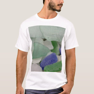 Camiseta Primer plano de vidrio de playa, Alaska