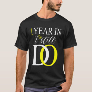 Camiseta Primer primer aniversario de un año de Boda de Wi 