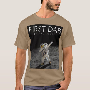 Camiseta Primer puñetazo en el espacio astronauta de la Lun