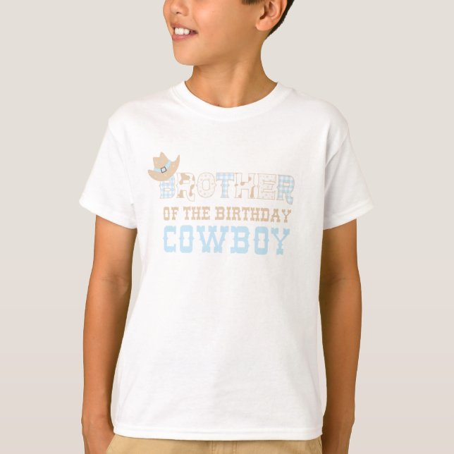 Camiseta Primer Rodeo Hermano Cumpleaños (Anverso)