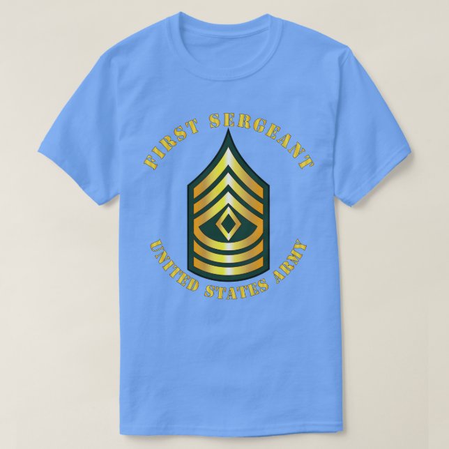 Camiseta Primer sargento 1SG (Diseño del anverso)