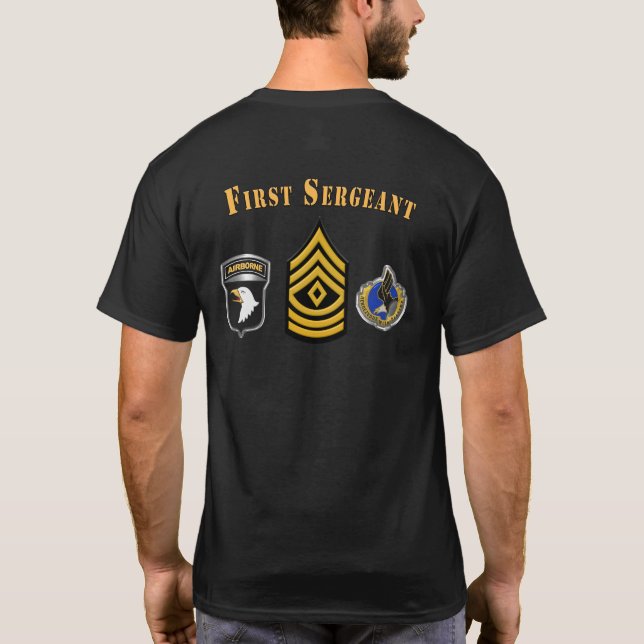 Camiseta Primer Sargento de la 101ª División Aerotransporta (Reverso)