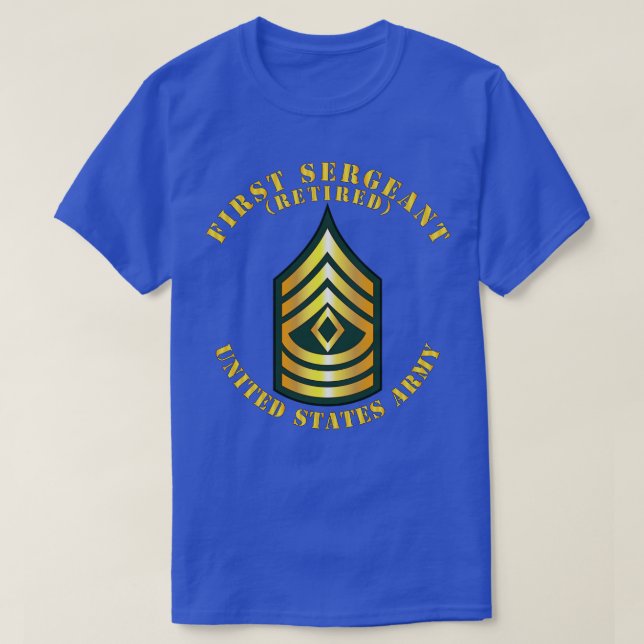 Camiseta Primer Sargento de POCKET 1SG Retirado (Diseño del anverso)