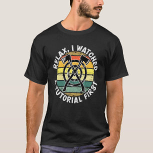 Camiseta Primer tutoriales de Ax Throwing Lumberjack Watch